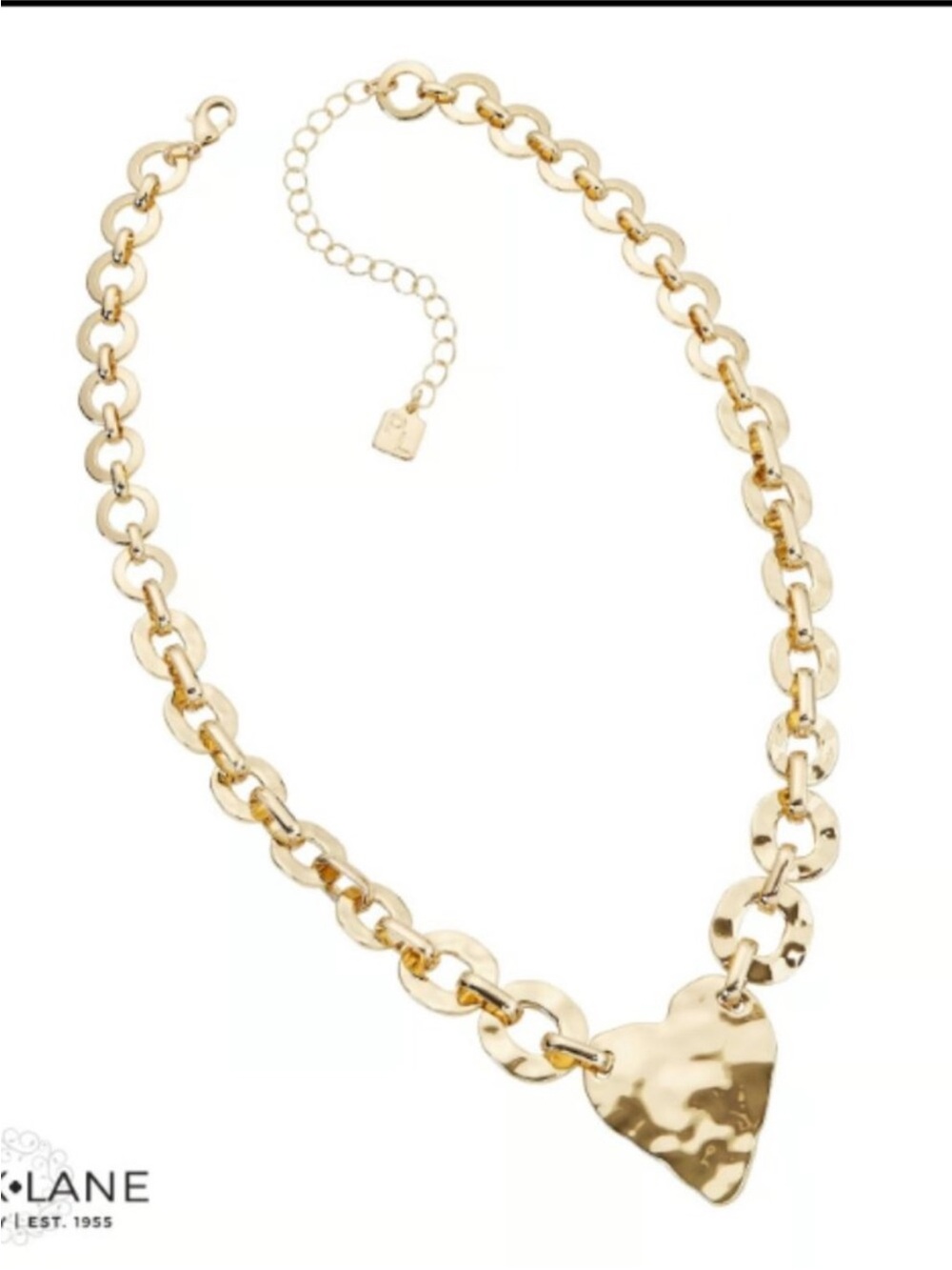 Park Lane Bambi Heart Necklace Gold